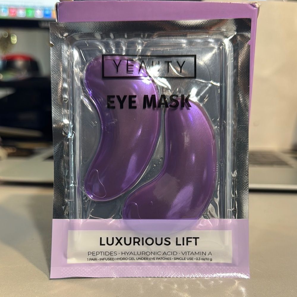 💸 5/$15   Luxurious Lift Eye Mask - Purple